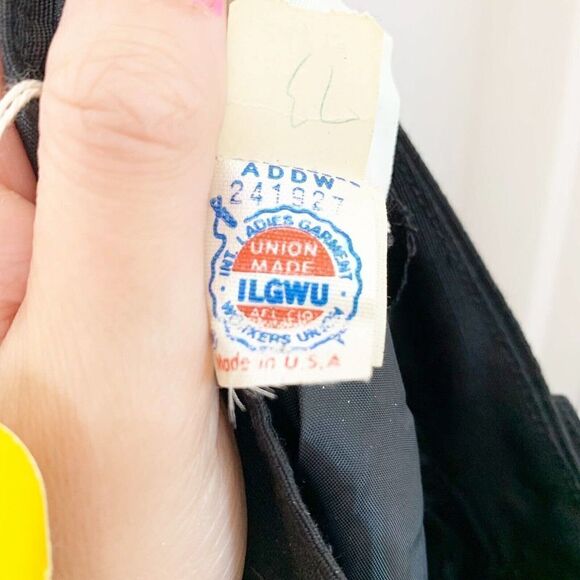 Vintage Douglas Marc Pants 70s/80s Deadstock New with Tags Black Fit Size 4/6 - Picture 12 of 12